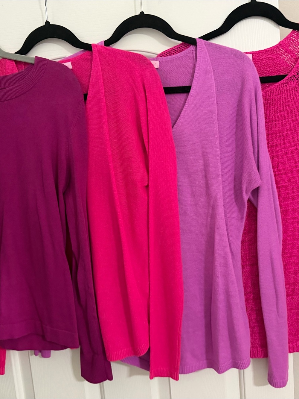 Lilly Pulitzer Bundle Pink & Purple Mixed-Knit Sweater collection - Picture 3 of 10